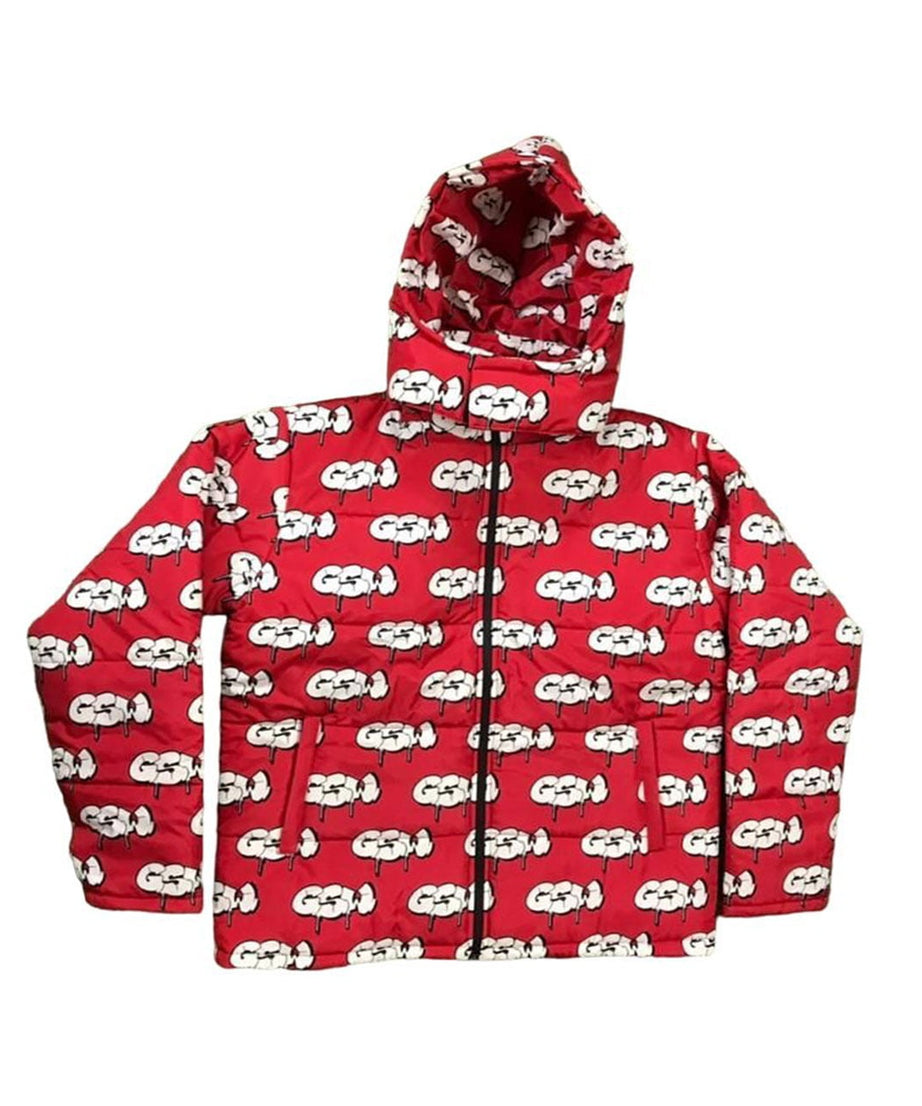 Puffer-Jacket-w-capGSW-Signature-BodyRED-(-GSWPJGSWRDB-S-)-F