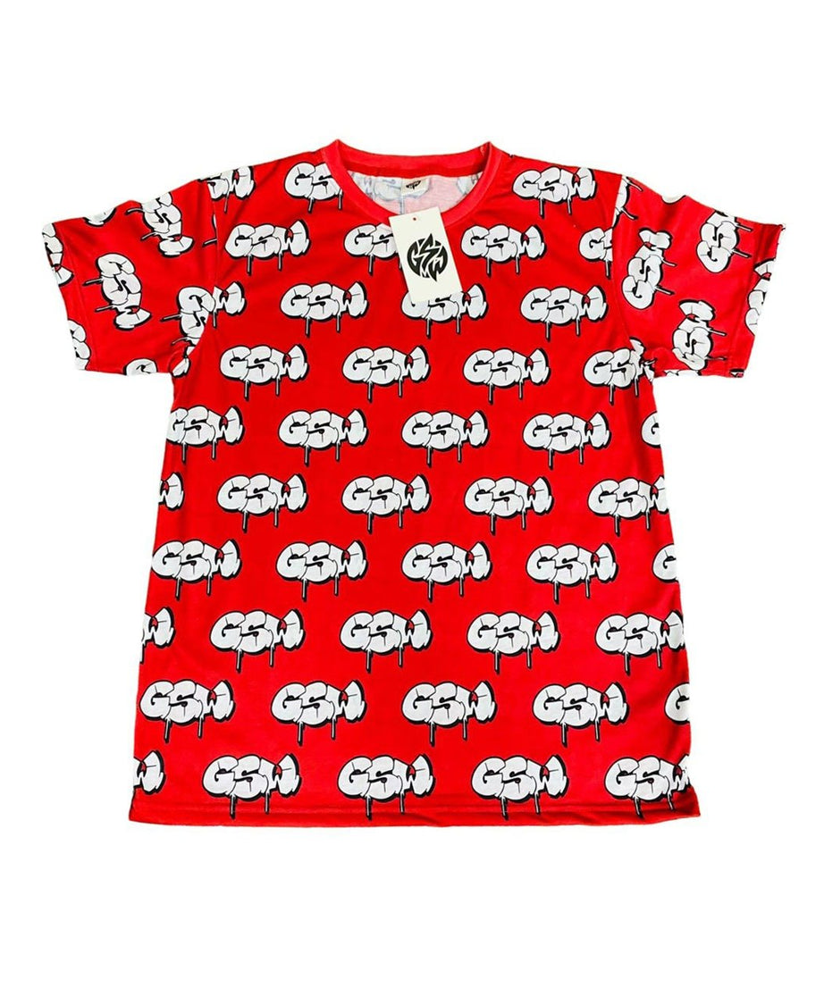 T-Shirt-(cotton-Feel)100%-PolyesterFull-SublimatedGSW-SignatureRed-(-GSWSHRDBGSWSB-S-)-F