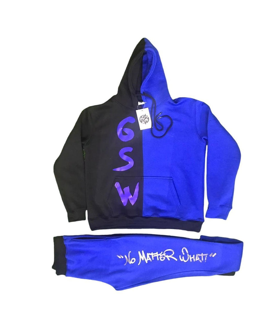 Track-Suit-(Two-Color)100%-Polyester-Printed-GSW-Logo-Black-Royal-(-GSWTSTCBKRYPTGSW-S)-F