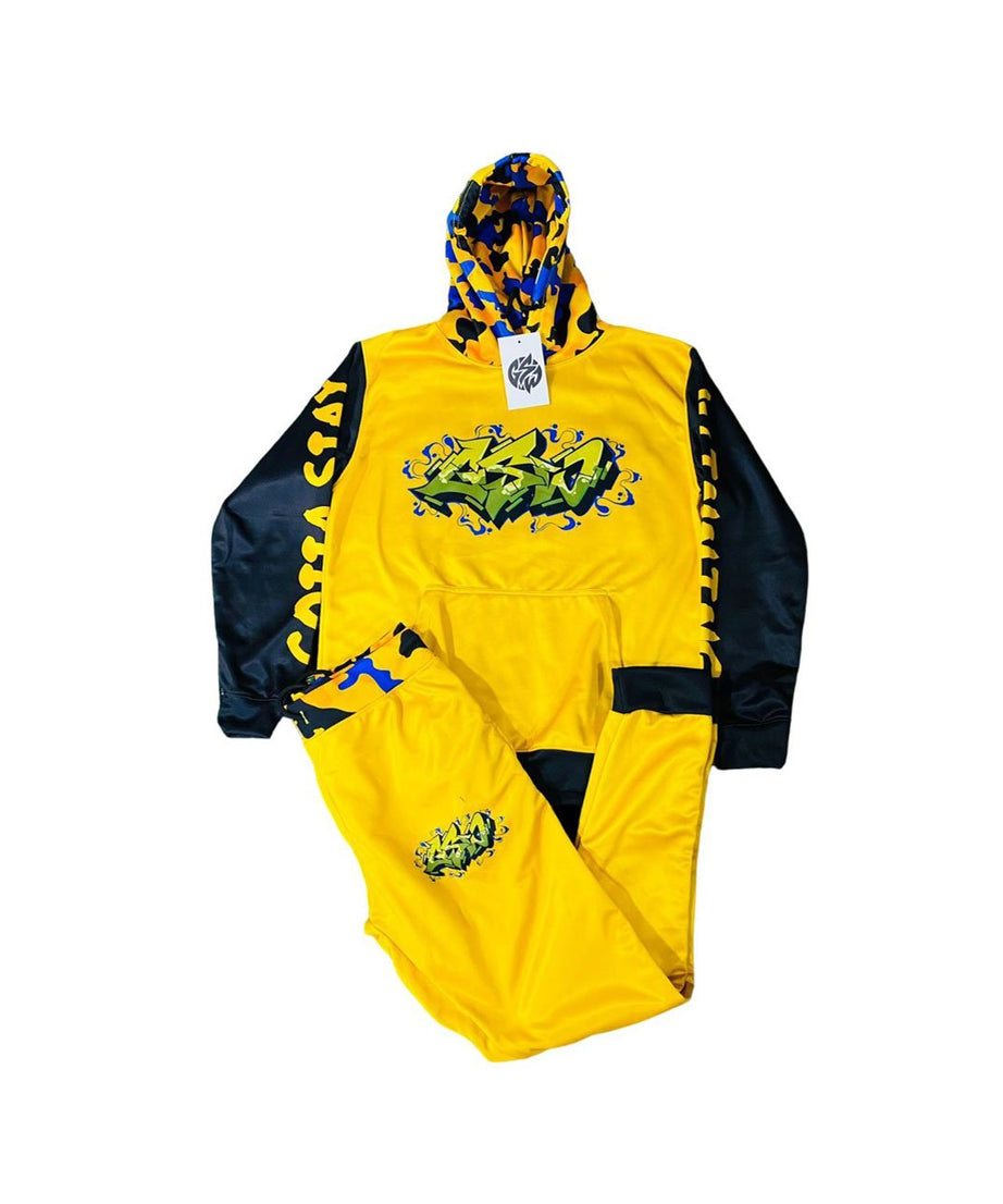 Track-Suit100%-Polyester-Full-Sublimated-Yellow-Gold-+-Black-Sleeves-(-GSWTSPSBYGBBSL-S-)-F