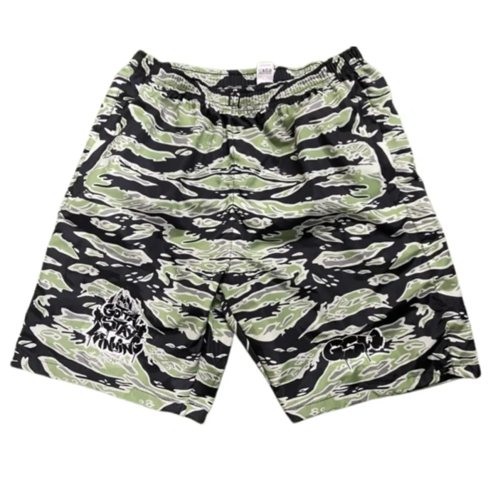 GSW Camouflage Button‑Up Shirt & Shorts Set - Image 7
