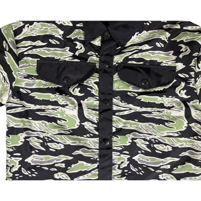GSW Camouflage Button‑Up Shirt & Shorts Set - Image 10